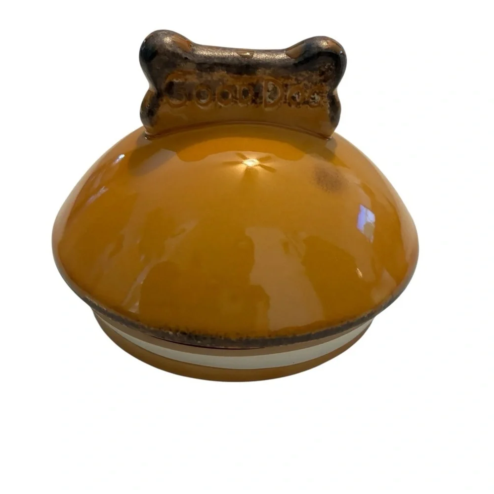 Carmel Ceramica Dog Treat Jar